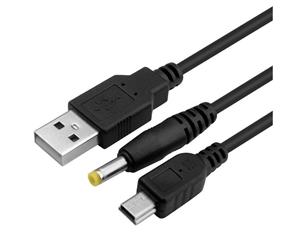 2in1 USB Data Charging Charger Cable for Sony PSP 1000 2000 3000 SLIM