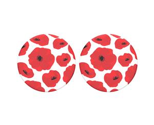 2x PopSockets Scandi Poppies Swappable Top f/ Pop Socket Base Grip/Stand PopGrip