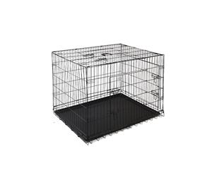 42 inch Pet Dog Cage Crate Kennel Cat Collapsible Metal Cages Carrier Playpen