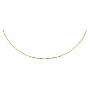 45cm (18") Hollow Singapore Chain in 10ct Yellow Gold