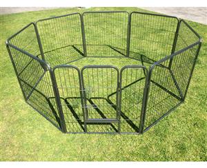 80 cm Heavy Duty Pet Dog Rabbit Exercise Playpen Fence