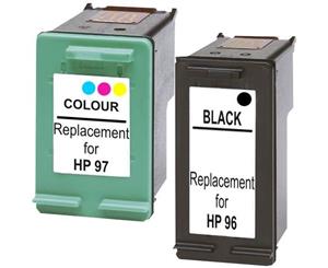 #96 Compatible Inkjet Cartridge Set #1 2 Cartridges