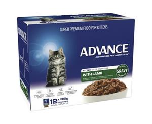 ADVANCE Kitten 2-12 Months with Lamb in Gravy