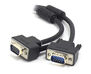 ALOGIC 30m VGA SVGA Shielded Monitor Cable With Filter Male to Male VGA-MM-30