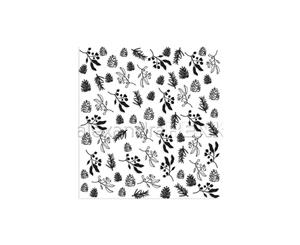 Alexandra Renke Abstract Clear Stamps - Winter Plants Pattern