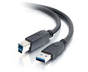 Alogic 1m USB 3.0 Type A to Type B Printer Cable Male to Male USB3-01-AB