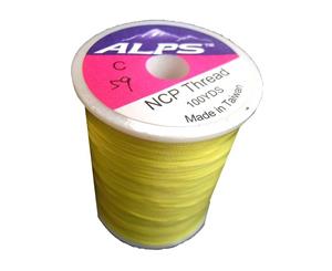 Alps 100yds of Yellow Rod Wrapping Thread - Size A (0.15mm) Rod Binding Cotton