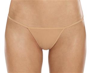 Ambra Women's Seamless Singles Brazilian String - Nude