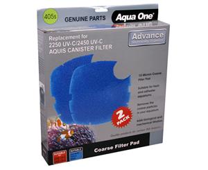 Aqua One Genuine Replacement Coarse Filter Sponge Nautilus 2700UVC 2pk