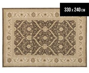 Arya Beauty Classic Collection Estelle 330x240cm X Large Rug - Brown