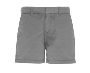 Asquith & Fox Womens/Ladies Classic Fit Shorts (Slate) - RW4812