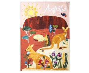 Australiana 50x70cm Outback Australia Kitchen Home Decor Cotton Cloth Tea Towel