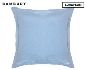 Bambury Charleston European Pillowcase - Blue