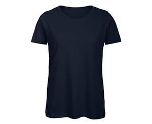 B&C Womens/Ladies Favourite Organic Cotton Crew T-Shirt (Navy Blue) - BC3641