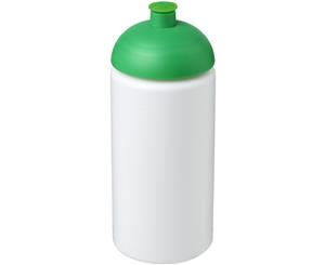 Baseline Plus 500Ml Dome Lid Sport Bottle With Grip (White/Green) - PF2819