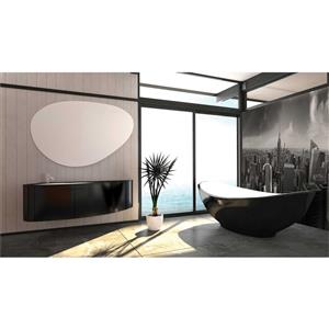 Bellessi 300 x 1200 x 4mm Motiv Polymer Bathroom Panel - Skyline