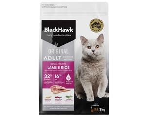 Black Hawk Holistic Cat Food Lamb and Rice - 3kg (CBHL3)