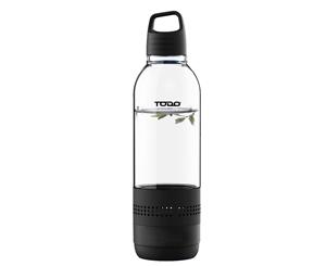 Bluetooth Water Bottle Speaker 400Ml Portable Rechargeable Bottled Speakers - Black