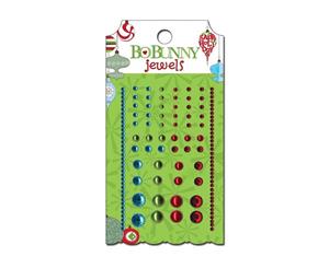 Bo Bunny - Mistletoe Self-Adhesive Jewel Buttons