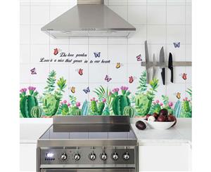 Cactus Plant Decals Wall Sticker2 Pack (Size99.6cm x 78cm)