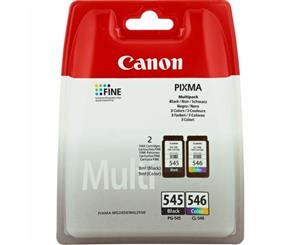 Canon 8287B005 (PG-545 CL 546) Printhead multi pack 180 pages 2x8ml Pack qty 2