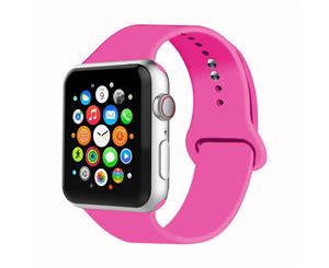 Catzon Sport Band Watch Band 38MM 42MM 40MM 44MM Soft Silicone Sport Strap 2018 Watch Series 4/3/2/1-Bright Pink