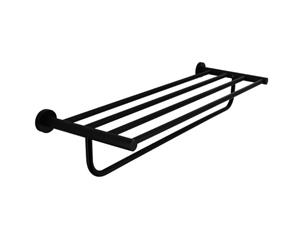 Classic Towel Bar Rail Bathroom Electroplated Matte Black Finish