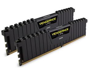 Corsair Vengeance LPX 16GB (2x8GB) DDR4 2400MHz C14 Desktop Gaming Memory Black CMK16GX4M2A2400C14