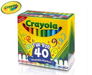 Crayola The Big 40 Washable Markers 40-Pack