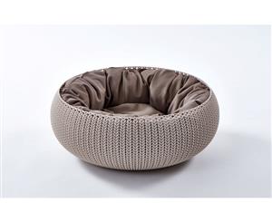 Curver Cozy Pet Dog Bed Beige