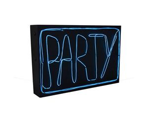 DIY Blue Neon Light