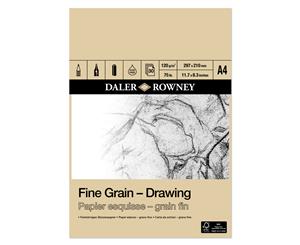 Daler Rowney Fine Grain Drawing Pad A4 120g