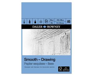 Daler Rowney Series A Drawing Pad 96gm A5 50s (Pad)