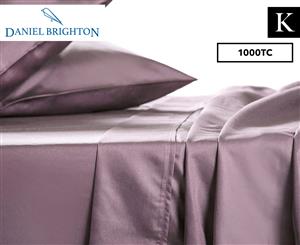 Daniel Brighton 1000TC Luxury King Sheet Set - French Lilac