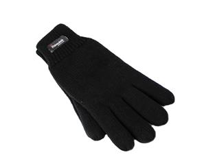 Dents Thermal Thinsulate Knitted Gloves - Black