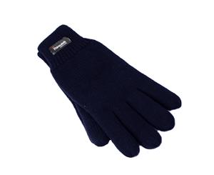 Dents Thermal Thinsulate Knitted Gloves - Navy