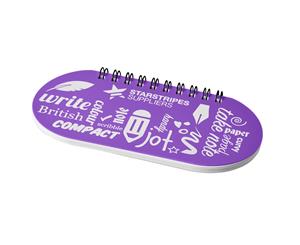 Desk-Mate Capsule Notebook (Purple/Solid Black) - PF2824