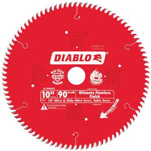 Diablo 254mm 90T TCT Circular Saw Blade for Wood Cutting - Ultimate Flawless Finish