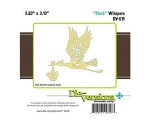 Die-Versions Whispers Die - Stork3.20In. X3.10In.