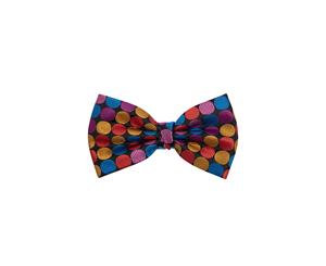 Dobell Mens Multi-Coloured Spot Bow Tie Pre-Tied