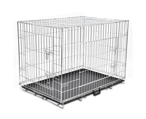 Dog Bench XL Metal Puppy Pet Animal Crate Cage Kennel House Carriers