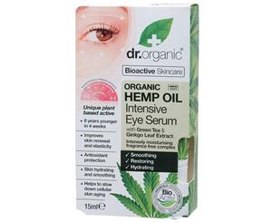 Dr Organic Intensive Eye Serum Organic Hemp Oil 15ml