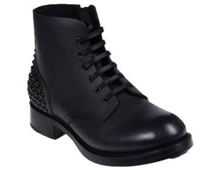 Dsquared 2 Shearling Combat Boots - Black