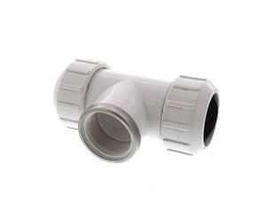 Dura Repair Tee Coupling PVC 50mm Pressure Pipe Fitting Plumbing Water EACH