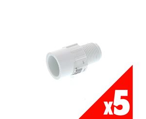 Dura Valve Socket PVC 1/2 Inch 436-005 Pressure Pipe Fitting Plumbing Water x5