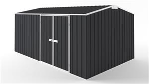 EasyShed D4530 Tall Truss Roof Garden Shed - Iron Grey