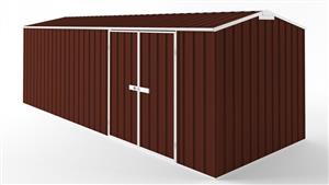 EasyShed D6023 Tall Truss Roof Garden Shed - Heritage Red