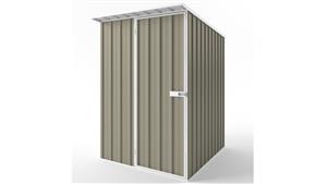 EasyShed S1519 Skillion Roof Garden Shed - Stone