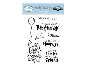 Elizabeth Crafts Clear Stamps 3Inchx4inch Lucky Birthday