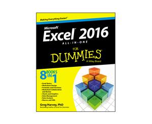 Excel 2016 All-in-One For Dummies Book